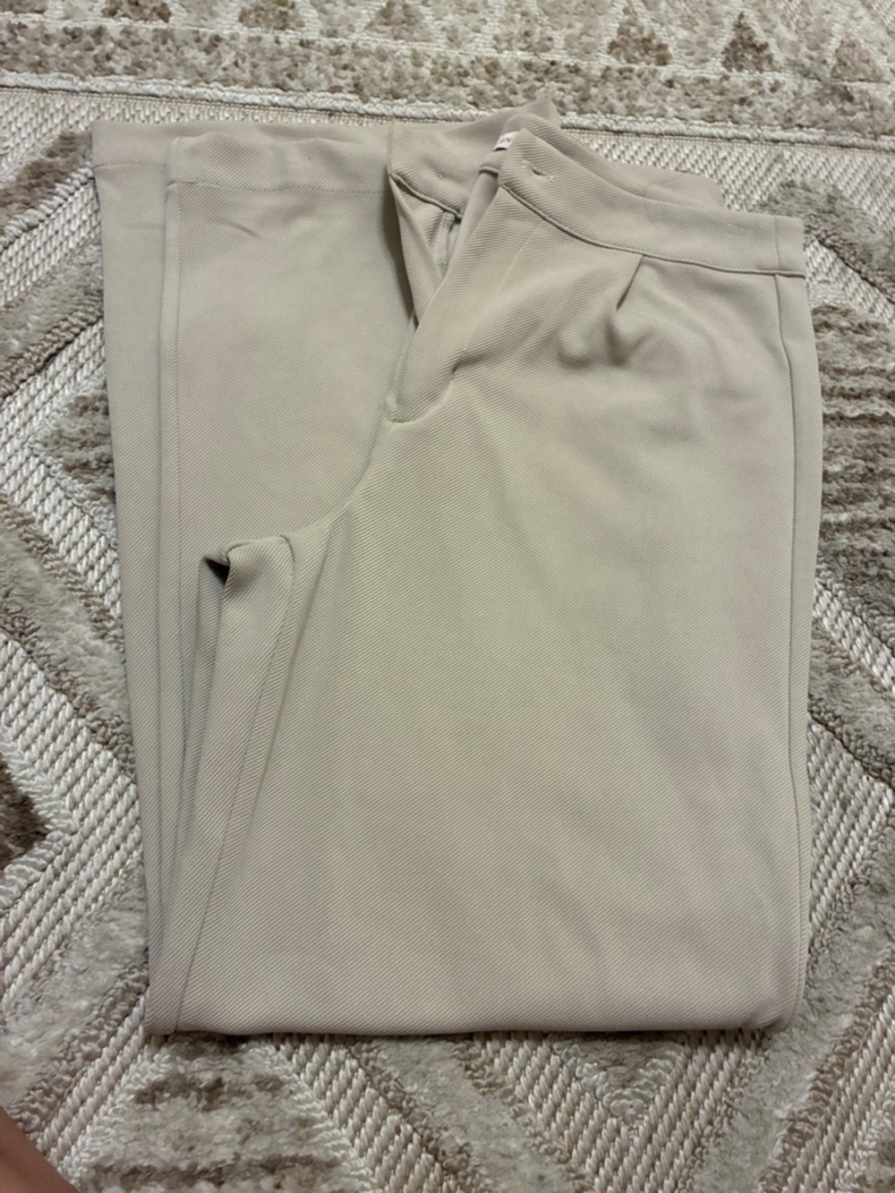 Sincerely Jules Wide Leg Pants in Light Beige
